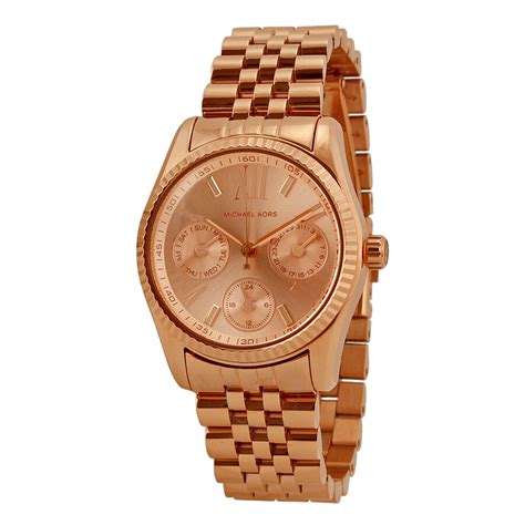 michael kors mini lexington watch rose gold|Mini Lexington Pavé Rose Gold.